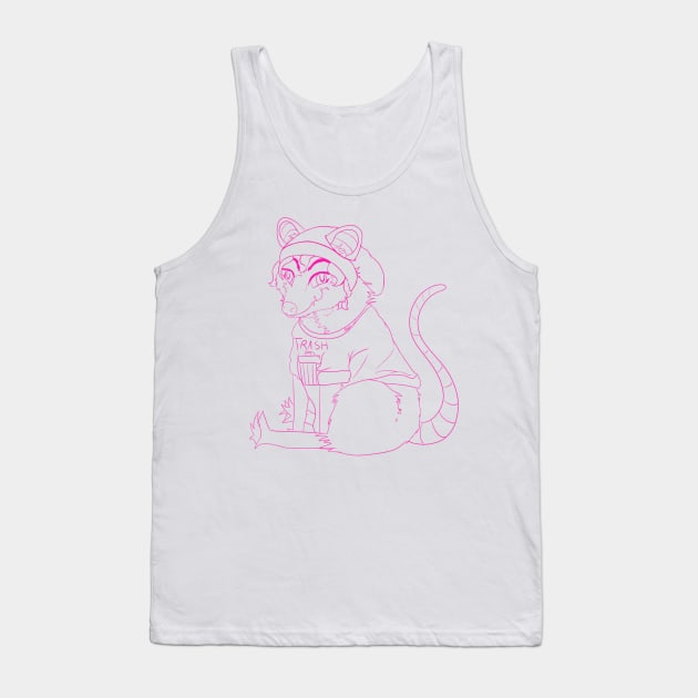 Garbage Sit Tank Top by MelMorningdew